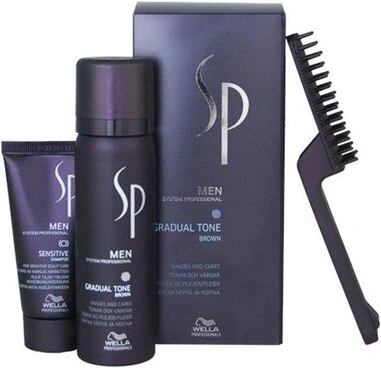 Wella Professionals SP Men Gradual Tone Brown 60ml (hajhab) + 30ml (sampon) főképe